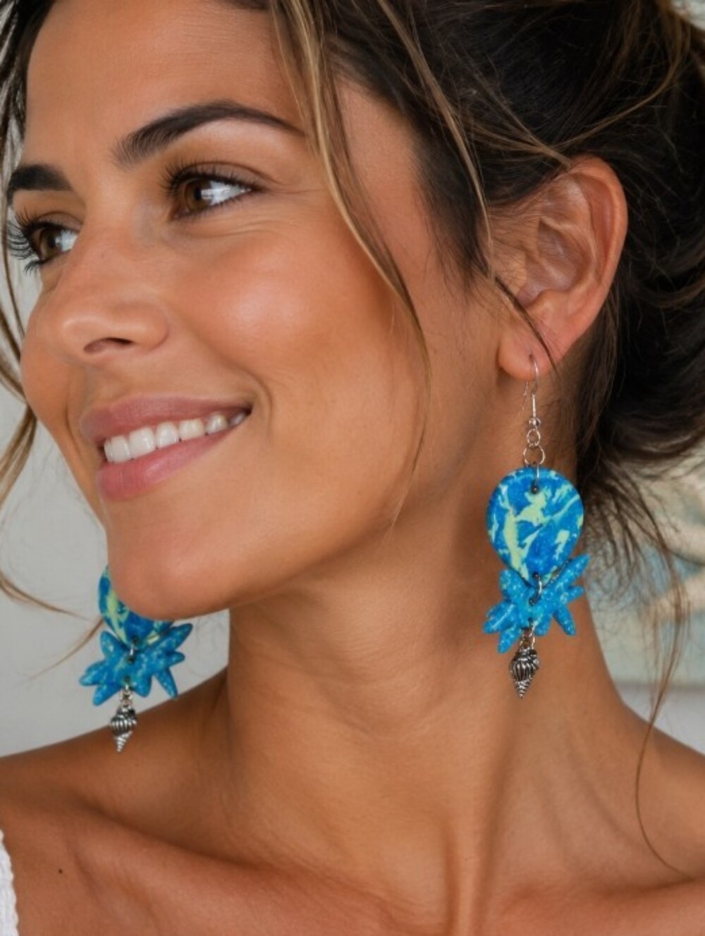 Blue Lagoon Dangle Earrings